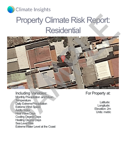 Sample Reports - Property Climate Risk Report - Residential - Climate ...